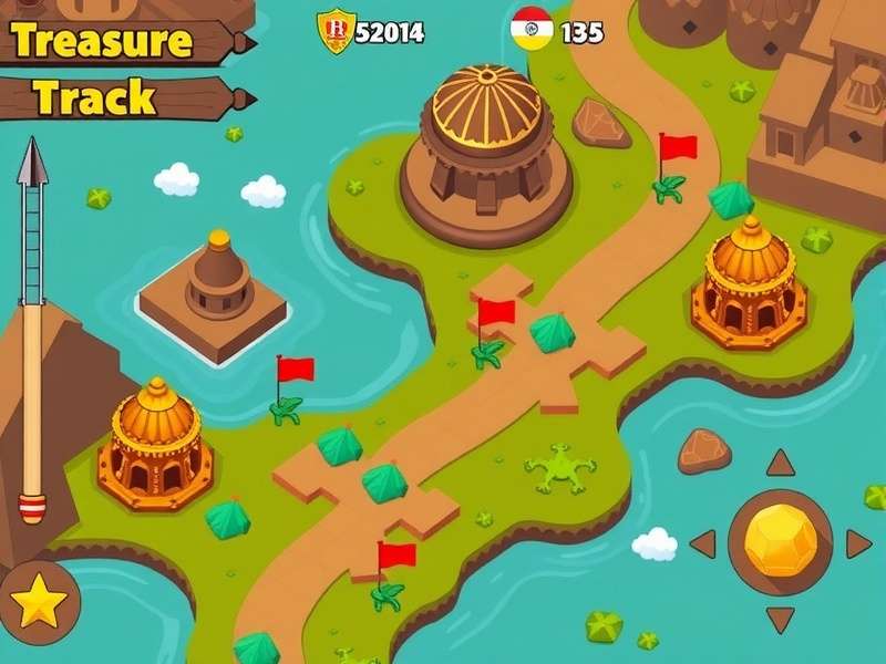 Treasure Track India Game Screenshot